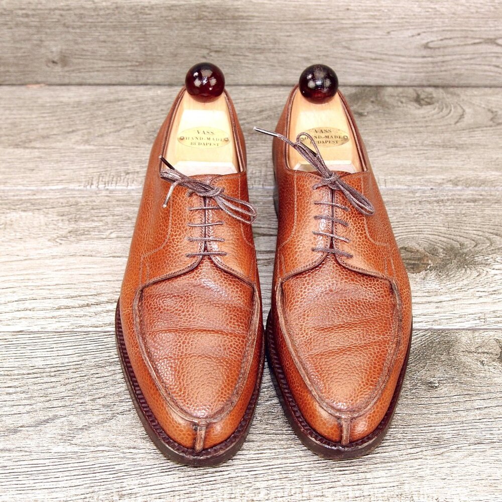 $579 Handmade VASS Shoes Norweger (EU40) - US 7 M - Cognac w/ Lasted Vass Trees - Picture 2 of 16